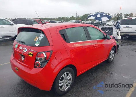2013 Chevrolet Sonic Lt Auto из США, поврежденный, VIN 1G1JC6SG3D4200323